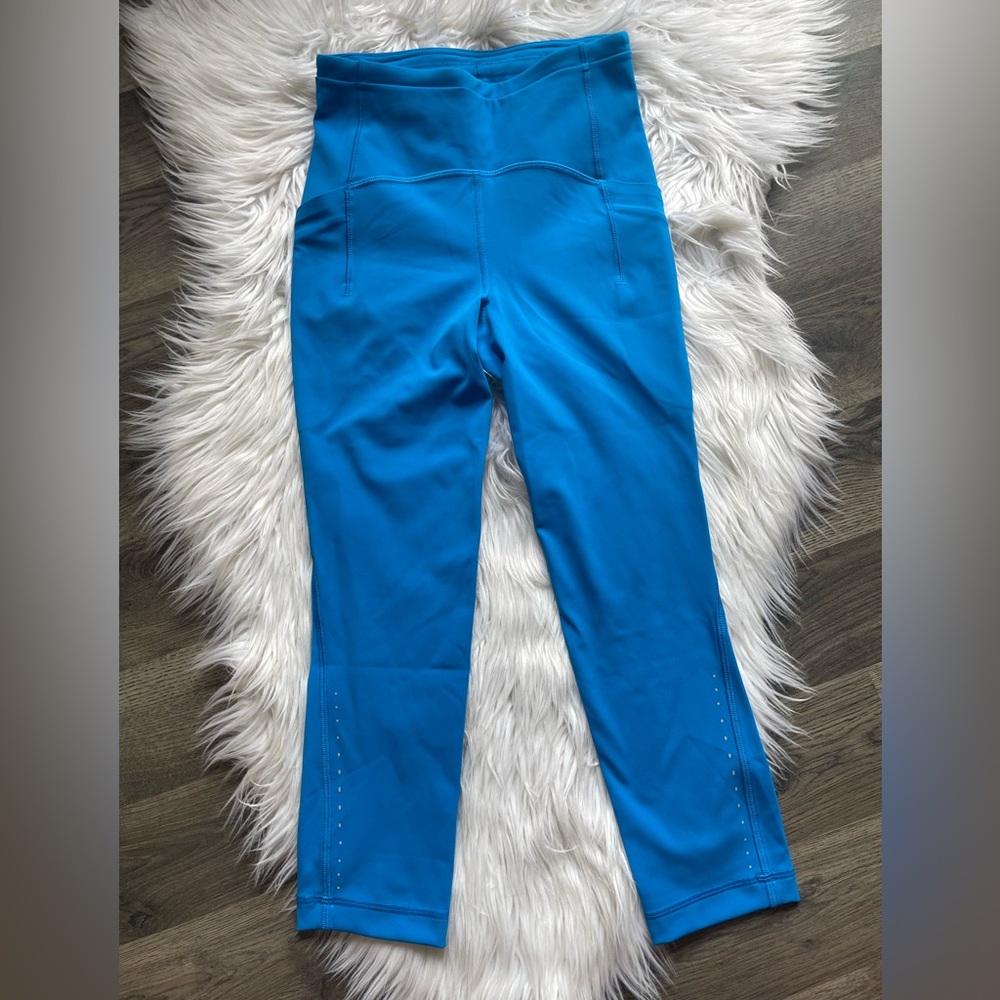 Lululemon Bright Blue High-Rise Athletic Leggings size 2